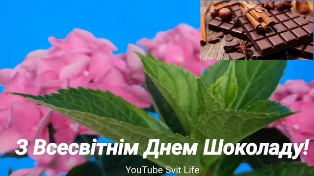 Вітаю з Всесвітнім Днем Шоколаду! Нехай життя радує солодкими митями і смачними новинами. 11 липня смотреть онлайн