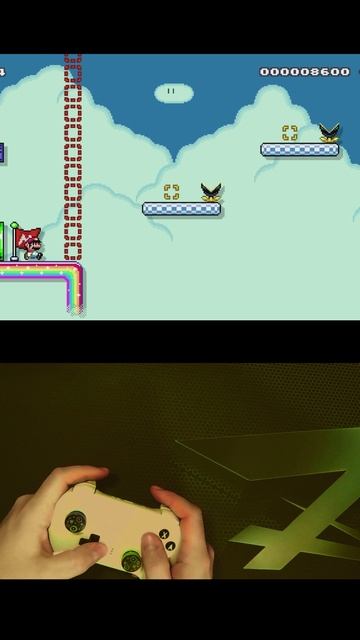 JD2-WR6-D1G  Kaizo-lite platformer #mario #supermariomaker2 #ретроигры #mariohack #nintendo #games