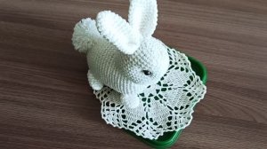 моя первая игрушка связанная крючком по мастер-классу с канала ютуб Оксана Hand Made