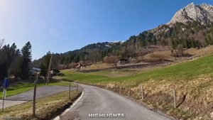 Поездка по Швейцарии (ШВЕНДЕ, ГЛАРУС), одной из самых красивых деревень Швейцарии - 4K