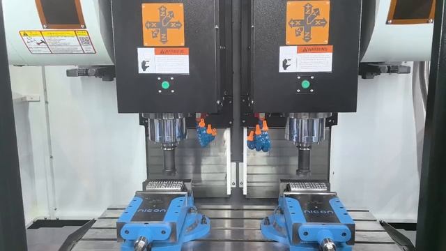 PLV550-2W двухшпиндельный фрезерный обрабатывающий центр.