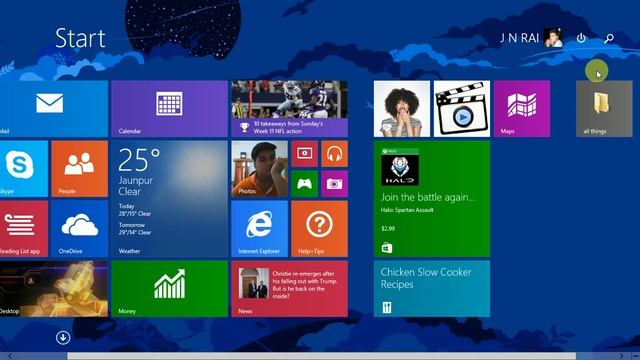 HOW TO CHANGE YOUR START MENU BACKGROUND IN WINDOWS 8.1 смотреть онлайн