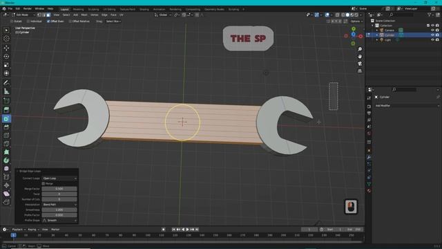 Double Open Ended Wrench modeling in Blender _ Blender Tutorial
