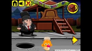 Monkey GO Happy Stage 393 Groundhog Day / Счастливая обезьянка: Уровень 393 День Сурка - прохождени