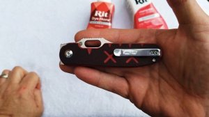 Finished The Rit Dye. Black and Red Kizer Cormorant. Button lock EDC and fidget knife dream 2021!