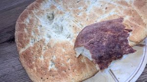 Постная лепёшка с греческими травами