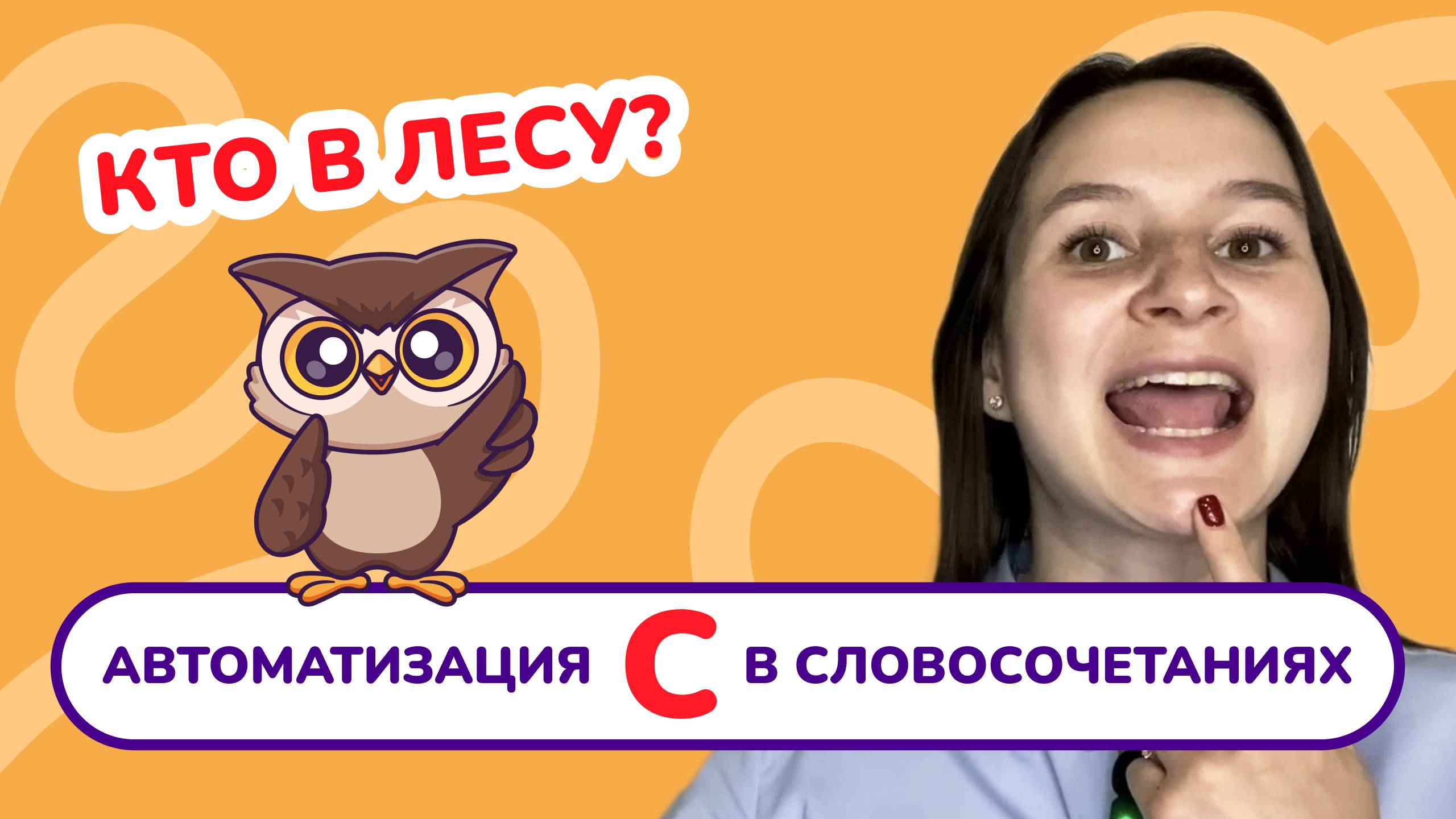 9. Автоматизация звука "С" в словосочетаниях. Быстрая автоматизация звука "С". Занятие с логопедом.