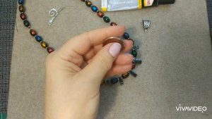 Превращение пуговицы в подвеску! Как сделать подвеску из пуговицы_  #колье #браслет