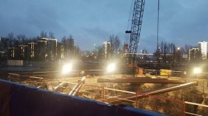 Раскрытие котлована на площадке Остров Мечты Бирюлёвской линии