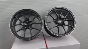 IДиски CN Forged 2161B 19 8.5/9.5J вес 10,1kg Satin Black Machine Lip