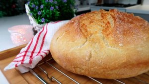 Даже МЕСИТЬ НЕ НУЖНО. Ну очень вкусный Деревенский ХЛЕБ (и без долгой расстойки)