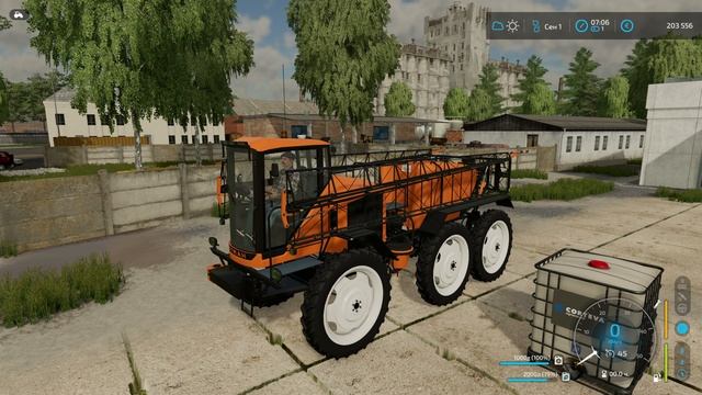 FS 22     Сельхоз  войска  #11    Новый  опрыскиватель .            карта  Краснополье .