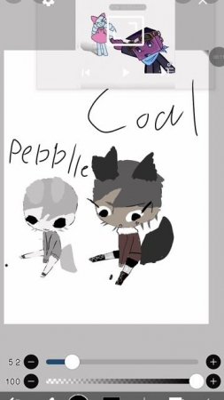 (Shorts) Pebble Coal🐕 #Dandysworld #roblox #art
