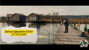 ЗАПУСК ФОРЕЛИ 100 КГ 27.03.2025
