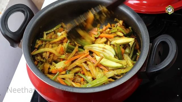 സദ്യ സ്പെഷ്യൽ അവിയൽ/Sadya Avial/Sadya Recipes/KeralaRecipes/Onam/Vishu/Neethas Tasteland | 549