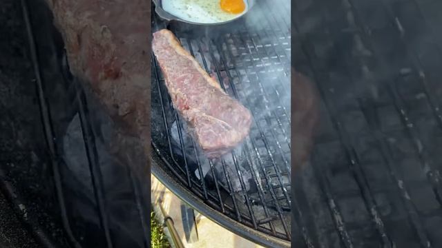 Open face steak sandwich using Redmond’s smoked salts
