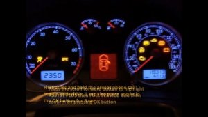 Volvo V60 Cross Country How to reset service light indicator