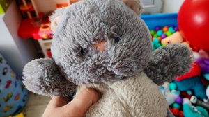 мягкая игрушка для детей плюшевый котенок говорит мяу мяу