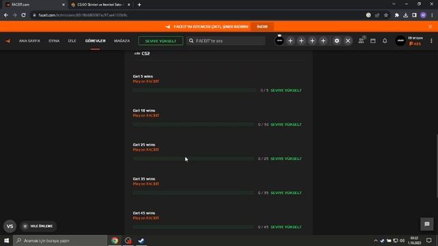 CS2 ÇIKTIĞINA GÖRE ARTIK FACEİT PREMİUM ALMAK MANTIKLI MI? FACEİT PREMİUM YENİ GÖREVLER! смотреть онлайн