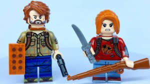 Неоригинальные ЛЕГО Минифигурки Джоэла и Элли по Игре Одни из Нас от Kopf #лего #одни из нас #игры