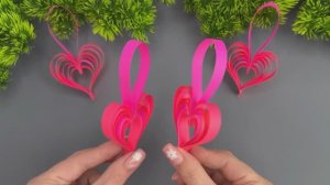 💖 5 простых идей поделок с сердечками Бумажные поделки своими руками для всех