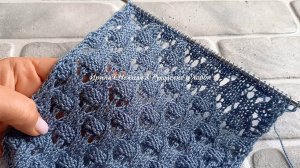 БЕСПОДОБНАЯ АЖУРНАЯ СТРУКТУРНАЯ ПЛЕТЁНОЧКА СПИЦАМИ