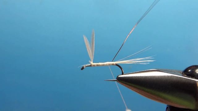 White Moth Dry Fly - Fly Tying Appalachian/Great Smoky Mountain Trout Patterns