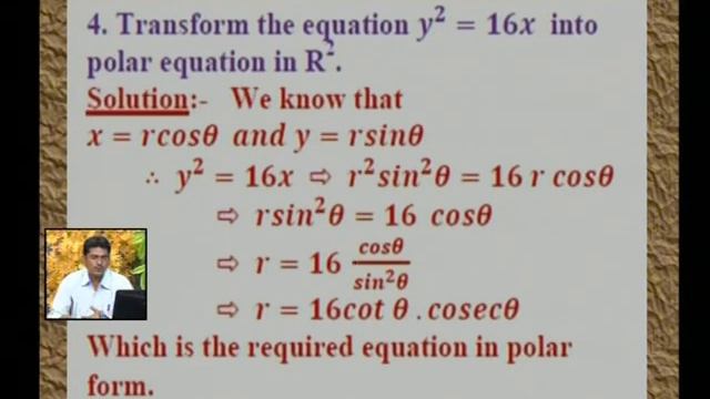 POLAR CO-ORDINATE SYSTEM 03