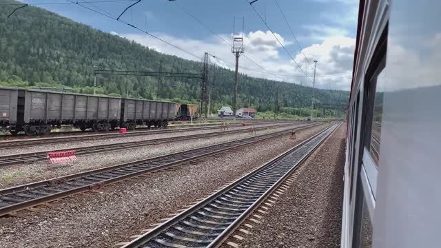 Поездка в электричке по югу Сибири "Кошурниково - Курагино" | Железная дорога