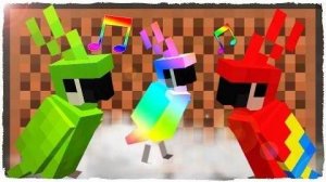 как посадить попугая в стекло в майне