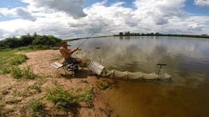 На Оке в разгар лета. Ловля чехони на мелководье. 2021.
