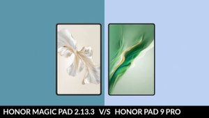 HONOR MAGIC PAD 2.12.3 VS HONOR PAD 9 PRO