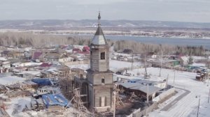 Сохранить каждое брёвнышко. Как реставрируют древнюю церковь в Сибири. #Возрождение #КитежъГрад