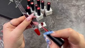 Честный обзор на гель-лаки ТМ ALTA NIVELO | Набор RED 💣💥