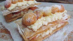 Слойки из теста фило с абрикосом