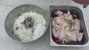 заГОРЕЛАЯ курица в тандыре 😳Два маринада