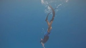 second free dive gary timtimjr 25mtrs