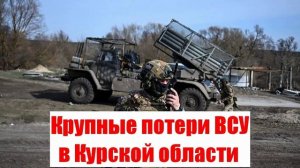 Крупные потери ВСУ в Курской области. Сводки от МО, СМИ, Юрий Подоляка, Война на Украине