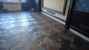 Модульный паркет Продолжение работ