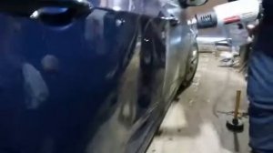 Выпрямляем супер вмятины на солярисе. Результат, супер....