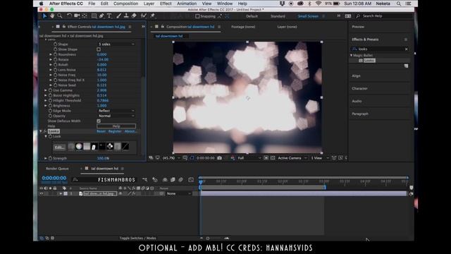 Bokeh Lens Blur | After Effects Tutorial смотреть онлайн