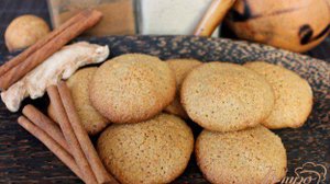 Овсяное печенье с имбирем и корицей