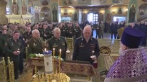 Молебен для военнослужащих Сибирского округа войск Национальной гвардии