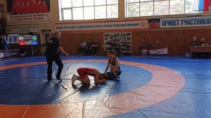 Первенство России спорт глухих вольная борьба U23, 23-25.03.2025 Глухов В.-Гаврильев А. 74 кг.