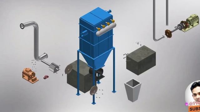 Industrial Bag Filter #youtube #machine #mechanical #cement #ultratechcement смотреть онлайн