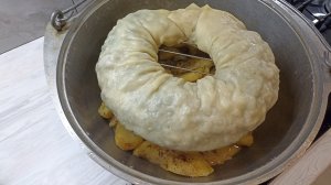 Ханум и казан кебаб в одном казане.