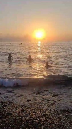 Закат. Море.