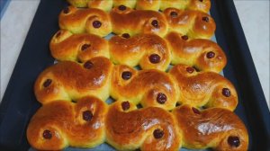 ШВЕДСКИЕ рождественские БУЛОЧКИ с кардамоном и шафраном ПРОСТОЙ и ВКУСНЫЙ рецепт булочек