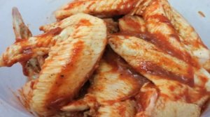 Крылья маринованные запеченные