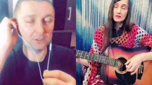 Транзитный пассажир, гитара Lya_mur&Natali_Es